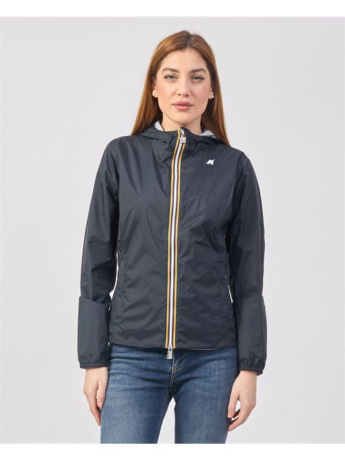 Lily plus reversible women's short jacket K-WAY | K41317W-LILY PLUS.2 DOUBLEB0V